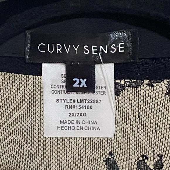 Lace Button Front - Picture 3 of 3